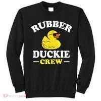 Funny Rubber Duck Yellow Duckie Crew Bath Ducks Duckling Toy Sweatshirt thumb 0