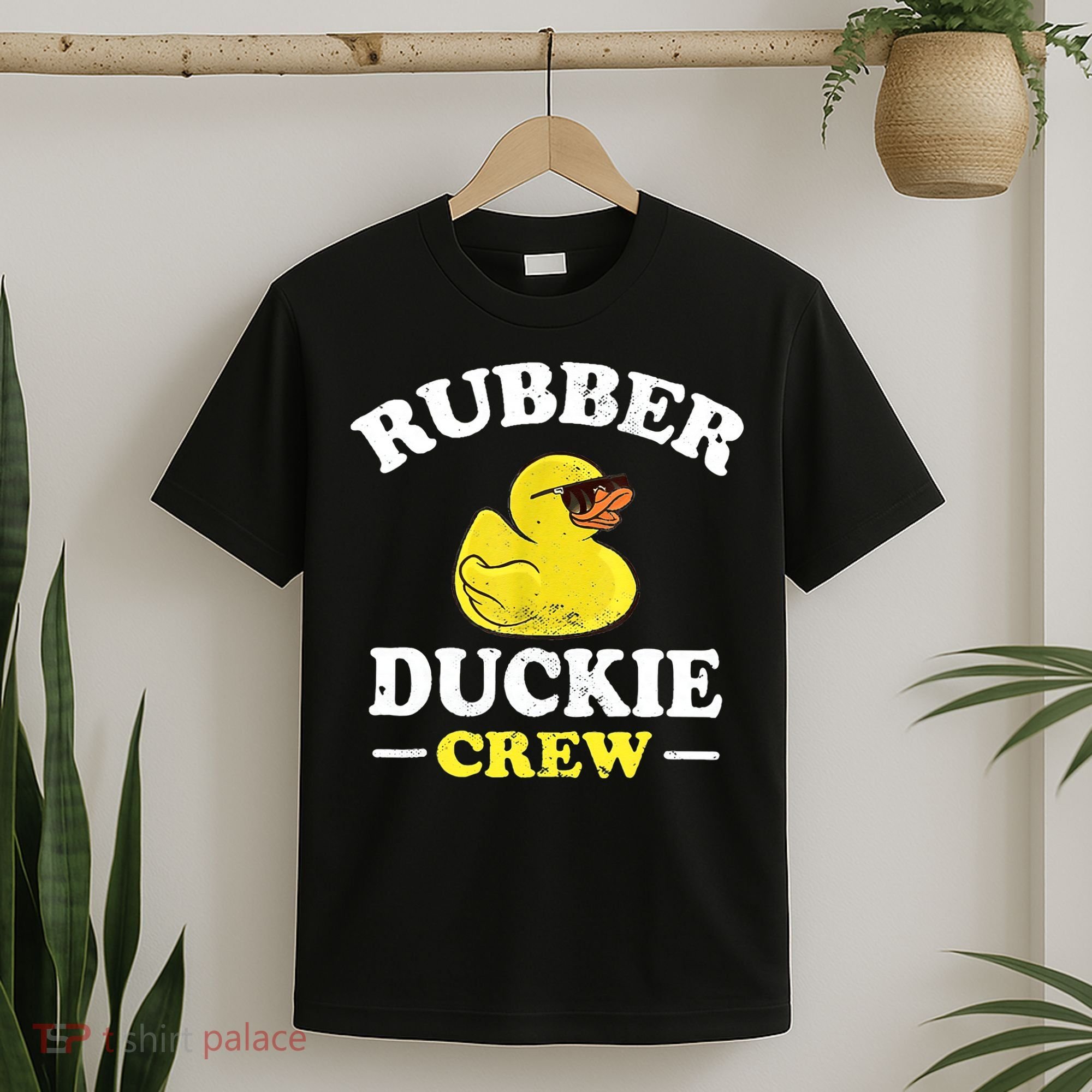 Funny Rubber Duck Yellow Duckie Crew Bath Ducks Duckling Toy T-Shirt