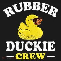 Funny Rubber Duck Yellow Duckie Crew Bath Ducks Duckling Toy T-Shirt thumb 7