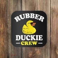 Funny Rubber Duck Yellow Duckie Crew Bath Ducks Duckling Toy Coaster thumb 0