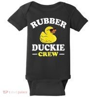 Funny Rubber Duck Yellow Duckie Crew Bath Ducks Duckling Toy Baby Bodysuit thumb 0