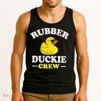 Funny Rubber Duck Yellow Duckie Crew Bath Ducks Duckling Toy Tank Top thumb 3