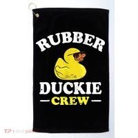 Funny Rubber Duck Yellow Duckie Crew Bath Ducks Duckling Toy Golf Towel thumb 0