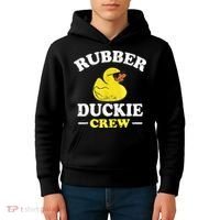 Funny Rubber Duck Yellow Duckie Crew Bath Ducks Duckling Toy Kids Hoodie thumb 4