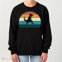 Funny Retro Dinosaur Gift Great Dino TRex TRex Lovers Gift Women's Sweatshirt thumb 0