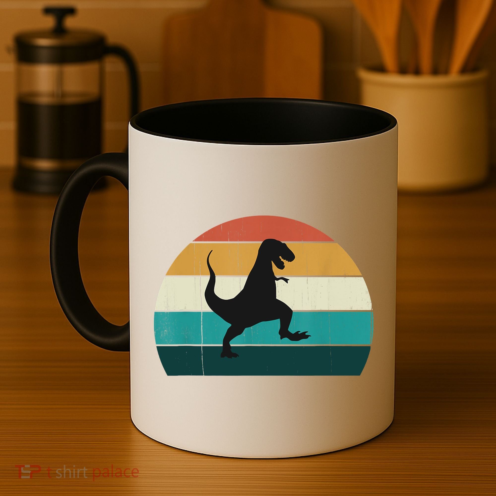 Funny Retro Dinosaur Gift Great Dino TRex TRex Lovers Gift Coffee Mug