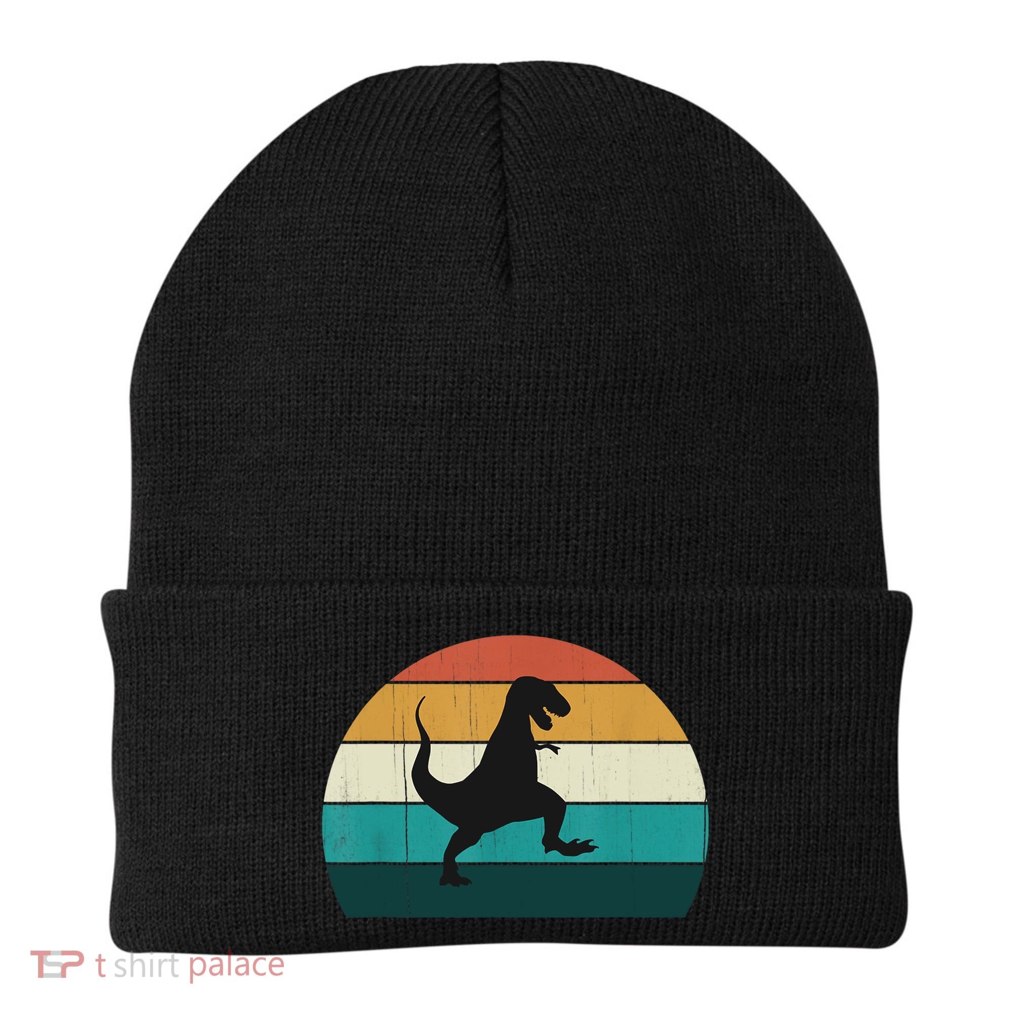 Funny Retro Dinosaur Gift Great Dino TRex TRex Lovers Gift Beanie