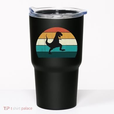 Funny Retro Dinosaur Gift Great Dino TRex TRex Lovers Gift Tumbler
