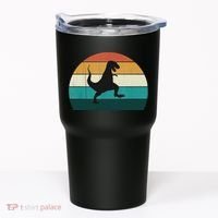Funny Retro Dinosaur Gift Great Dino TRex TRex Lovers Gift Tumbler thumb 0