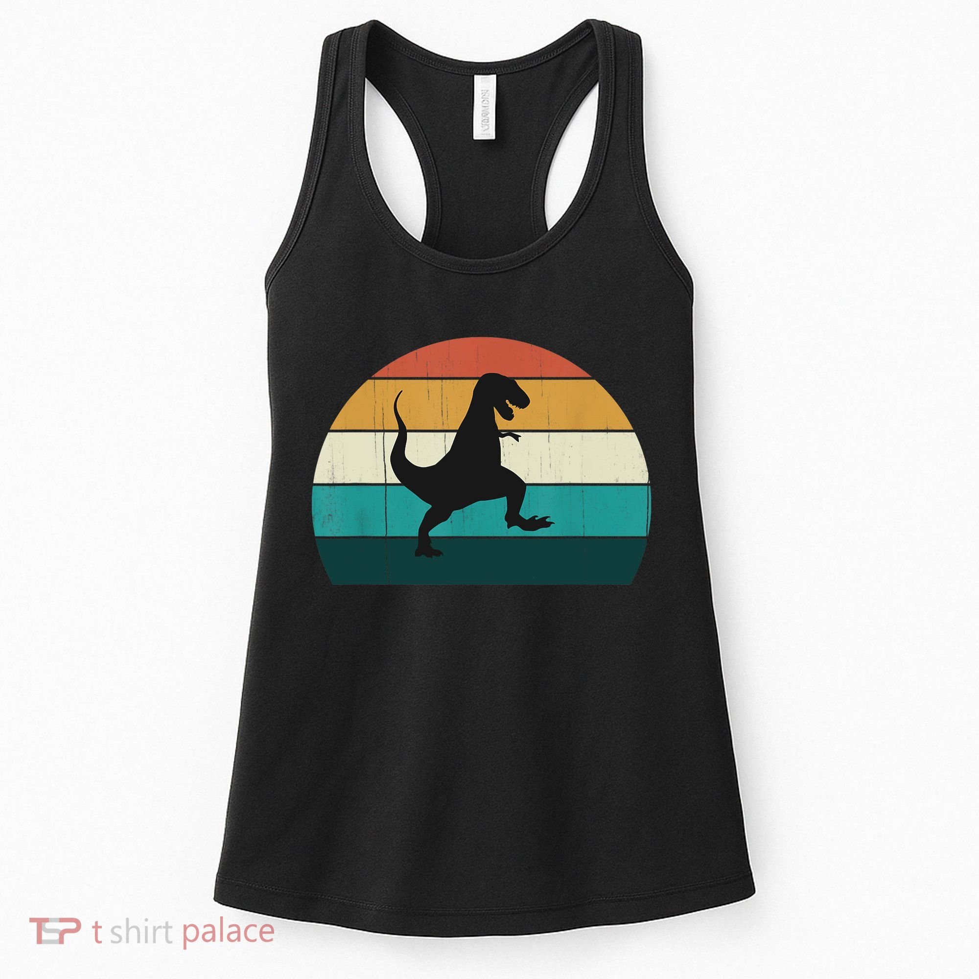 Funny Retro Dinosaur Gift Great Dino TRex TRex Lovers Gift Women's Tank Top