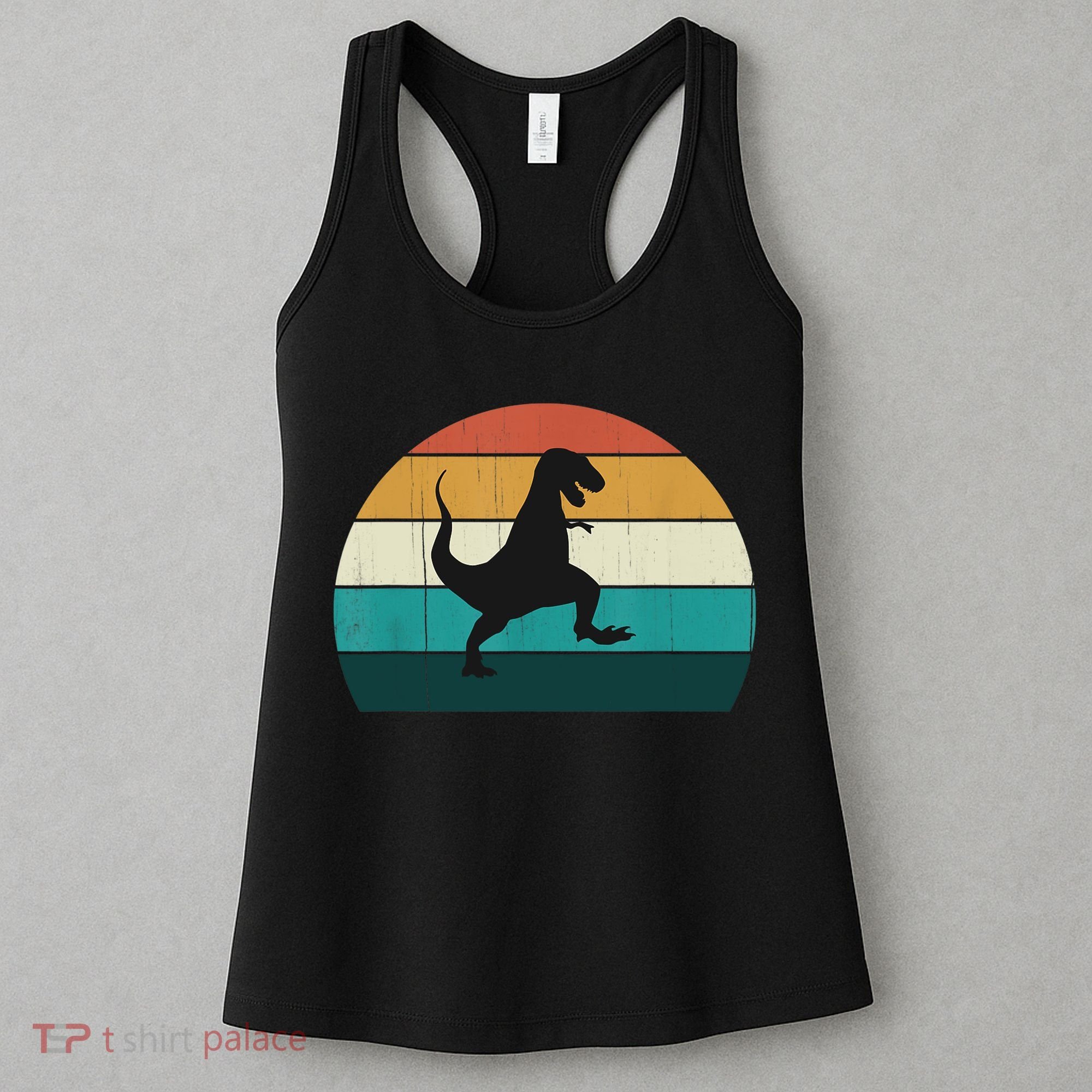Funny Retro Dinosaur Gift Great Dino TRex TRex Lovers Gift Women's Tank Top
