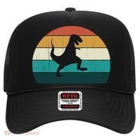 Funny Retro Dinosaur Gift Great Dino TRex TRex Lovers Gift Hat thumb 0
