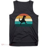 Funny Retro Dinosaur Gift Great Dino TRex TRex Lovers Gift Tank Top thumb 0