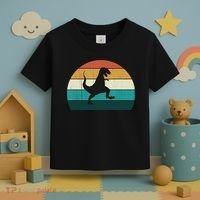 Funny Retro Dinosaur Gift Great Dino TRex TRex Lovers Gift Toddler T-Shirt thumb 3