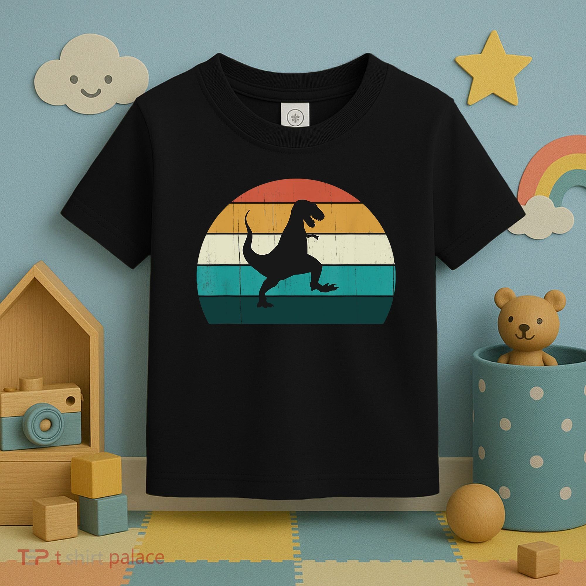 Funny Retro Dinosaur Gift Great Dino TRex TRex Lovers Gift Toddler T-Shirt