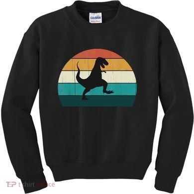 Funny Retro Dinosaur Gift Great Dino TRex TRex Lovers Gift Kids Sweatshirt