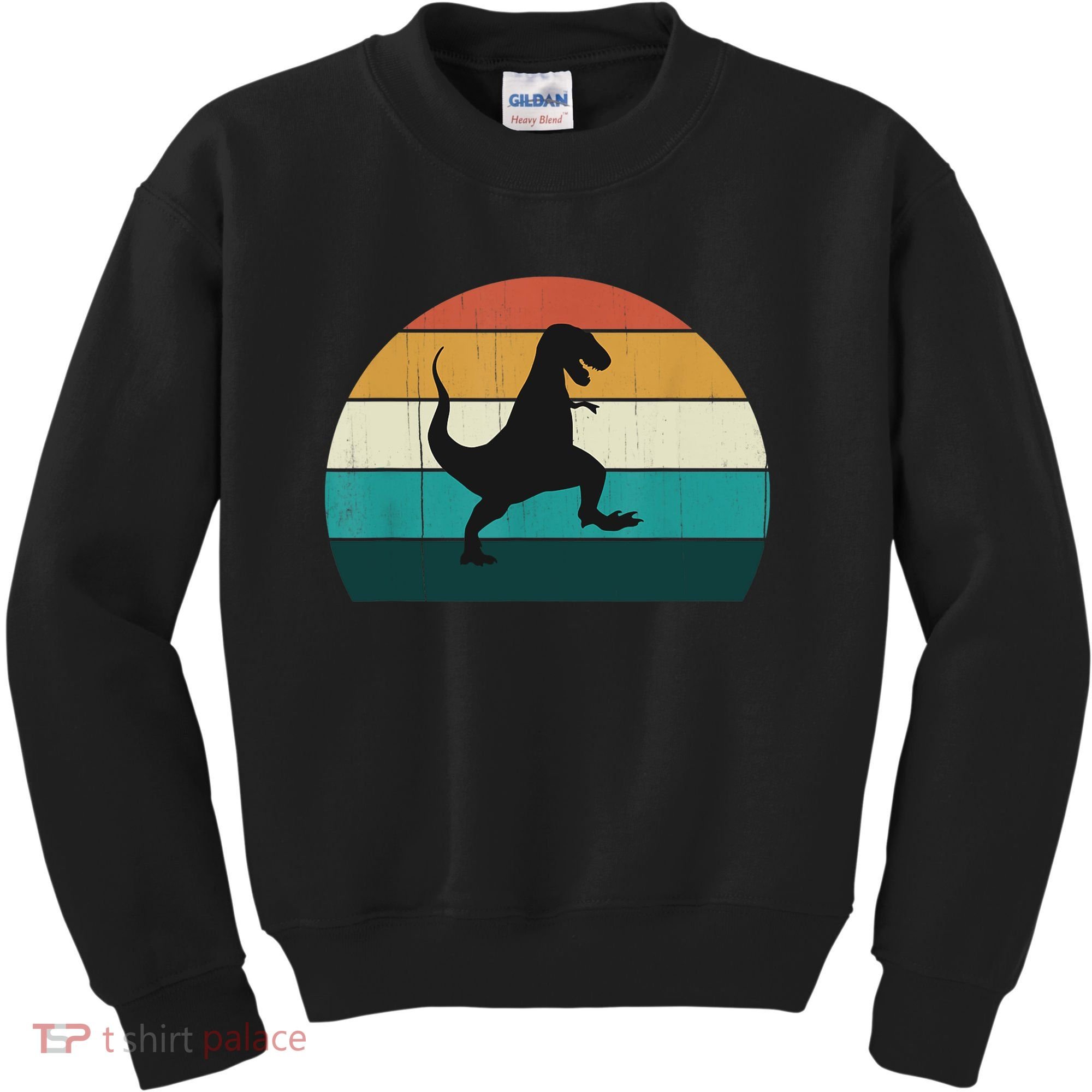 Funny Retro Dinosaur Gift Great Dino TRex TRex Lovers Gift Kids Sweatshirt