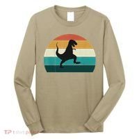 Funny Retro Dinosaur Gift Great Dino TRex TRex Lovers Gift Long Sleeve Shirt thumb 0