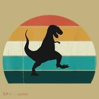 Funny Retro Dinosaur Gift Great Dino TRex TRex Lovers Gift Long Sleeve Shirt thumb 2