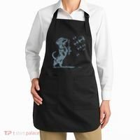 Funny Retro Dachshund Wiener Dog Blowing Bubbles Doxie Mom Apron thumb 2