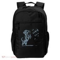 Funny Retro Dachshund Wiener Dog Blowing Bubbles Doxie Mom Backpack thumb 0