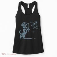 Funny Retro Dachshund Wiener Dog Blowing Bubbles Doxie Mom Women's Tank Top thumb 0