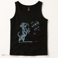 Funny Retro Dachshund Wiener Dog Blowing Bubbles Doxie Mom Tank Top thumb 2