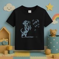 Funny Retro Dachshund Wiener Dog Blowing Bubbles Doxie Mom Toddler T-Shirt thumb 3