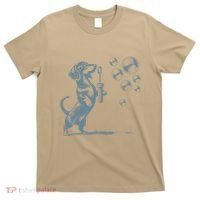 Funny Retro Dachshund Wiener Dog Blowing Bubbles Doxie Mom T-Shirt thumb 0