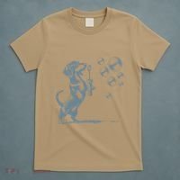Funny Retro Dachshund Wiener Dog Blowing Bubbles Doxie Mom T-Shirt thumb 5