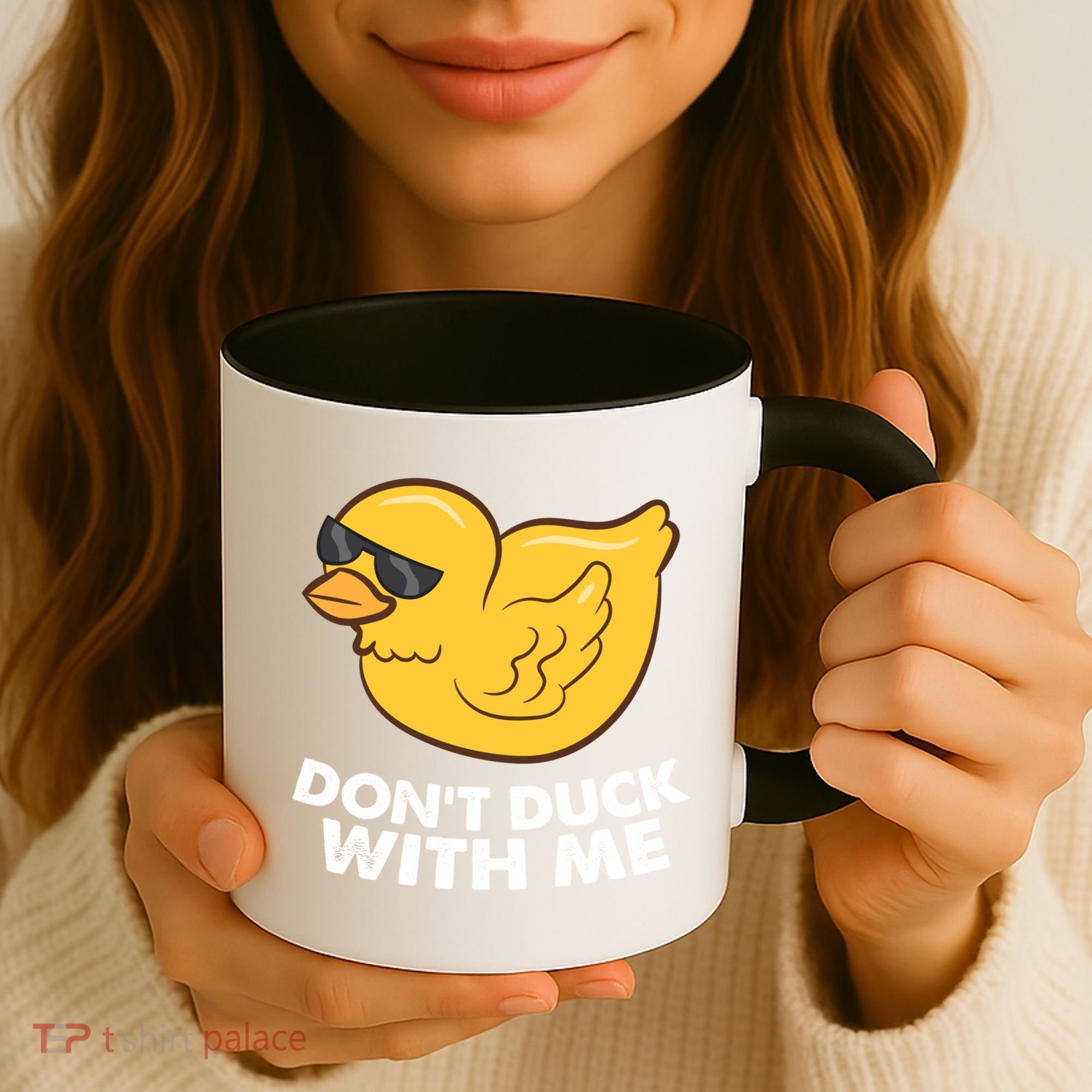 Funny Rubber Duck Don't Duck With Me Funny Duck Cute Gift Coffee Mug