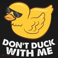 Funny Rubber Duck Don't Duck With Me Funny Duck Cute Gift Women's Hoodie thumb 2