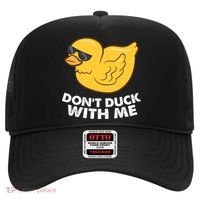 Funny Rubber Duck Don't Duck With Me Funny Duck Cute Gift Hat thumb 0