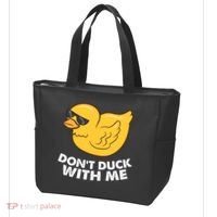 Funny Rubber Duck Don't Duck With Me Funny Duck Cute Gift Tote Bag thumb 3