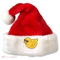 Funny Rubber Duck Don't Duck With Me Funny Duck Cute Gift Santa Hat thumb 0