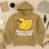 Funny Rubber Duck Don't Duck With Me Funny Duck Cute Gift Hoodie thumb 3