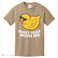 Funny Rubber Duck Don't Duck With Me Funny Duck Cute Gift Kids T-Shirt thumb 0