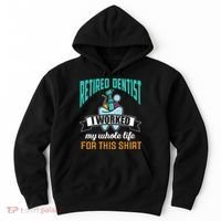 Funny Retired Dentist For This Humor Dentist Retirement Gift Hoodie thumb 0