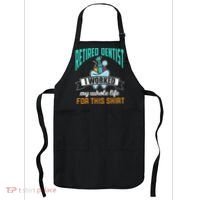 Funny Retired Dentist For This Humor Dentist Retirement Gift Apron thumb 0