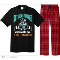 Funny Retired Dentist For This Humor Dentist Retirement Gift Pajama Set thumb 0