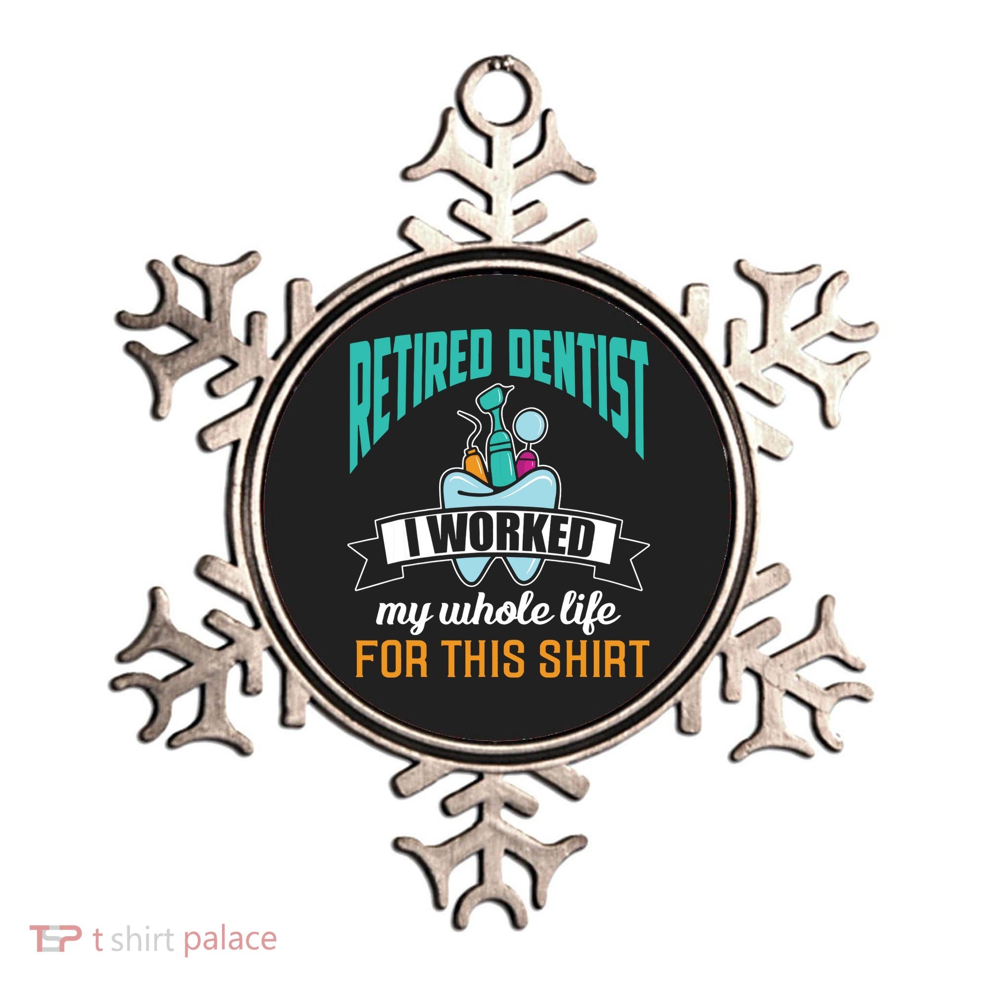 Funny Retired Dentist For This Humor Dentist Retirement Gift Ornament