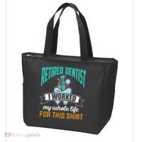 Funny Retired Dentist For This Humor Dentist Retirement Gift Tote Bag thumb 3