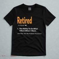 Funny Retired Definition Gift Funny Retirement Gag Gift T-Shirt thumb 5