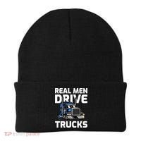Funny Real Drive Trucks Big Rig Truck Driver Meaningful Gift Beanie thumb 0