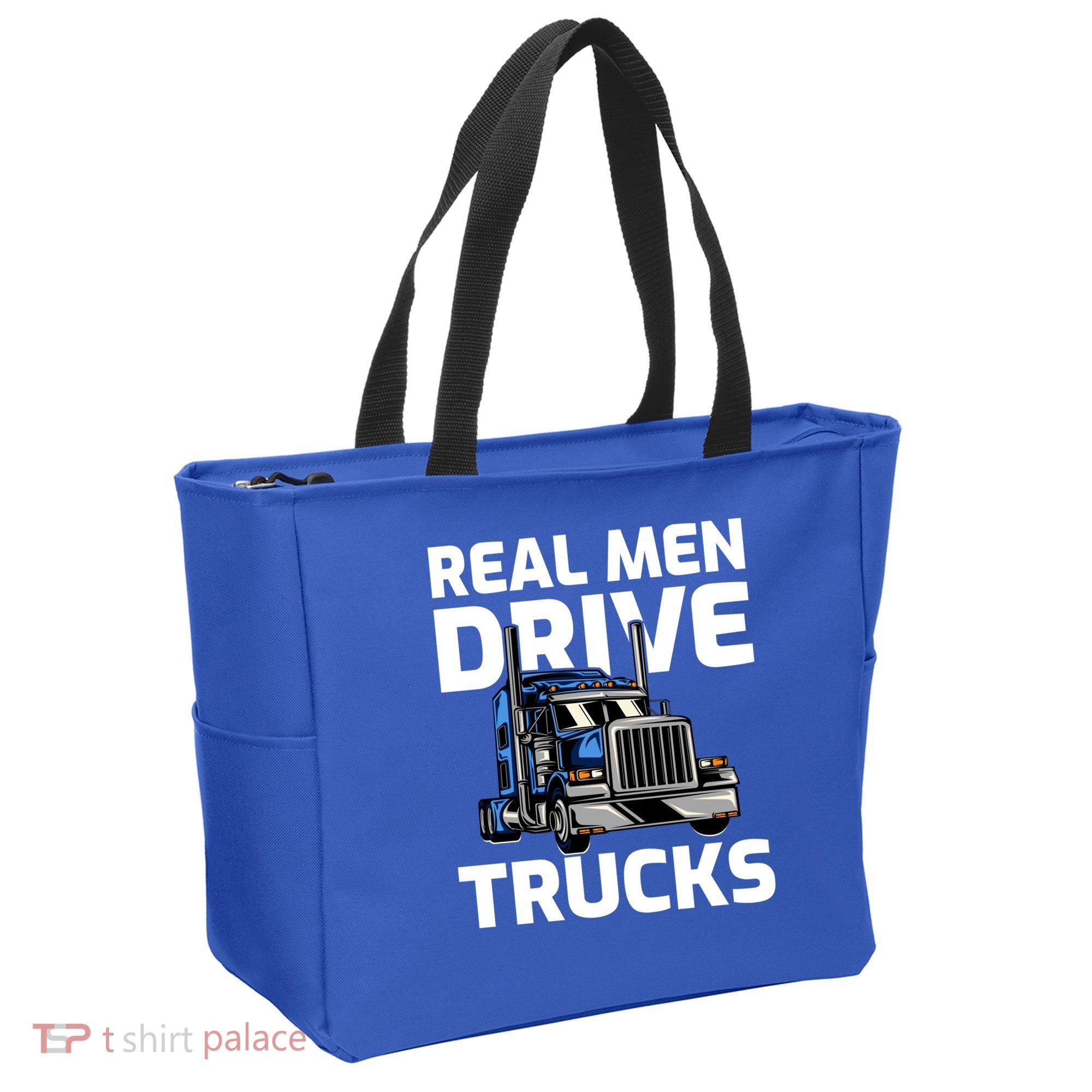 Funny Real Drive Trucks Big Rig Truck Driver Meaningful Gift Tote Bag