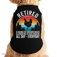 Funny Retired Definition Retirement Plan Raising Chickens Doggie Tank thumb 0