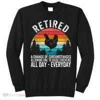 Funny Retired Definition Retirement Plan Raising Chickens Sweatshirt thumb 0
