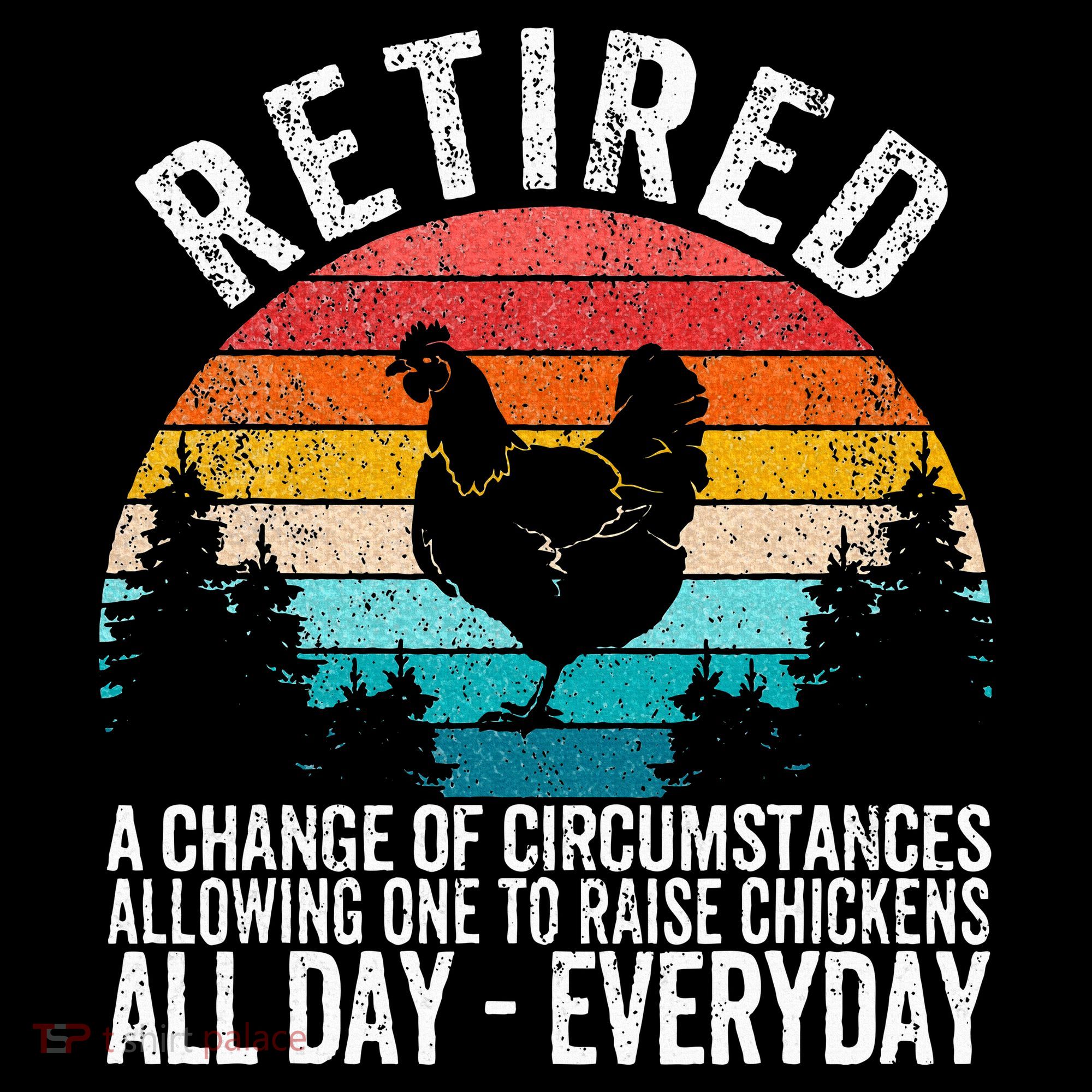 Funny Retired Definition Retirement Plan Raising Chickens Women's Tank Top