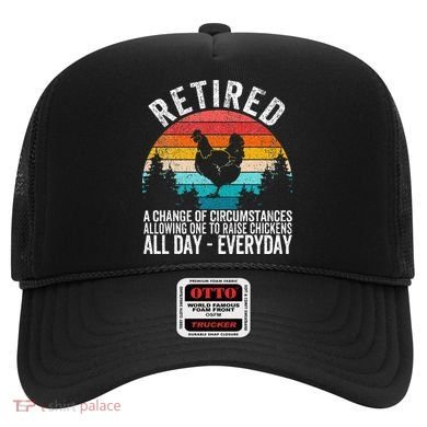 Funny Retired Definition Retirement Plan Raising Chickens Hat