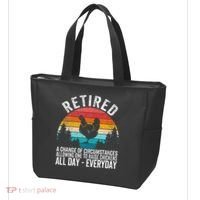 Funny Retired Definition Retirement Plan Raising Chickens Tote Bag thumb 3